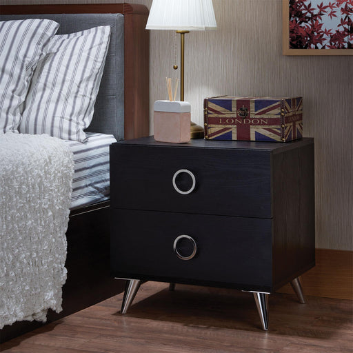 Elms Black Accent Table - Premium Nightstand from ACME East - Just $154.05! Shop now at Furniture Wholesale Plus  We are the best furniture store in Nashville, Hendersonville, Goodlettsville, Madison, Antioch, Mount Juliet, Lebanon, Gallatin, Springfield, Murfreesboro, Franklin, Brentwood