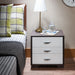 Eloy White & Black Accent Table - Premium Nightstand from ACME East - Just $154.05! Shop now at Furniture Wholesale Plus  We are the best furniture store in Nashville, Hendersonville, Goodlettsville, Madison, Antioch, Mount Juliet, Lebanon, Gallatin, Springfield, Murfreesboro, Franklin, Brentwood