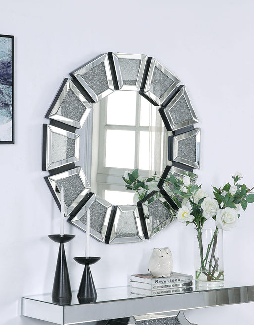 Nowles Mirrored & Faux Stones Wall Decor - Premium Wall D������cor from ACME East - Just $446.55! Shop now at Furniture Wholesale Plus  We are the best furniture store in Nashville, Hendersonville, Goodlettsville, Madison, Antioch, Mount Juliet, Lebanon, Gallatin, Springfield, Murfreesboro, Franklin, Brentwood
