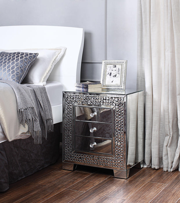 Kachina Mirrored & Faux Gems Accent Table - Premium Nightstand from ACME East - Just $563.55! Shop now at Furniture Wholesale Plus  We are the best furniture store in Nashville, Hendersonville, Goodlettsville, Madison, Antioch, Mount Juliet, Lebanon, Gallatin, Springfield, Murfreesboro, Franklin, Brentwood