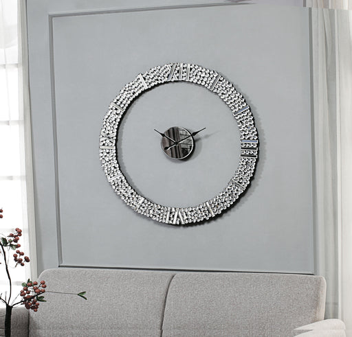 Kachina Mirrored & Faux Gems Wall Clock - Premium Wall Clock from ACME East - Just $368.55! Shop now at Furniture Wholesale Plus  We are the best furniture store in Nashville, Hendersonville, Goodlettsville, Madison, Antioch, Mount Juliet, Lebanon, Gallatin, Springfield, Murfreesboro, Franklin, Brentwood