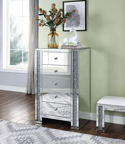 Noralie Mirrored & Faux Diamonds Chest - Premium Chest from ACME East - Just $1335.75! Shop now at Furniture Wholesale Plus  We are the best furniture store in Nashville, Hendersonville, Goodlettsville, Madison, Antioch, Mount Juliet, Lebanon, Gallatin, Springfield, Murfreesboro, Franklin, Brentwood