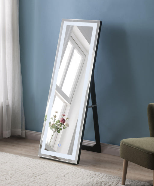 Nyoka Mirrored Floor Mirror (LED) - Premium Mirror from ACME East - Just $438.75! Shop now at Furniture Wholesale Plus  We are the best furniture store in Nashville, Hendersonville, Goodlettsville, Madison, Antioch, Mount Juliet, Lebanon, Gallatin, Springfield, Murfreesboro, Franklin, Brentwood