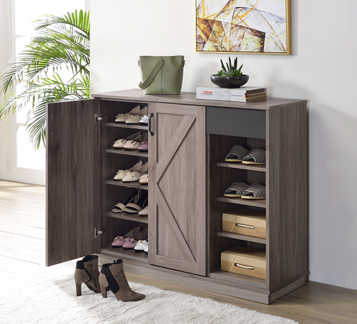 Toski Rustic Gray Oak Cabinet - Premium Cabinet from ACME East - Just $374.40! Shop now at Furniture Wholesale Plus  We are the best furniture store in Nashville, Hendersonville, Goodlettsville, Madison, Antioch, Mount Juliet, Lebanon, Gallatin, Springfield, Murfreesboro, Franklin, Brentwood