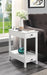 Byzad White Side Table (USB Charging Dock) - Premium Side Table from ACME East - Just $173.55! Shop now at Furniture Wholesale Plus  We are the best furniture store in Nashville, Hendersonville, Goodlettsville, Madison, Antioch, Mount Juliet, Lebanon, Gallatin, Springfield, Murfreesboro, Franklin, Brentwood