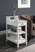 Slayer White Side Table (USB Charging Dock) - Premium Side Table from ACME East - Just $173.55! Shop now at Furniture Wholesale Plus  We are the best furniture store in Nashville, Hendersonville, Goodlettsville, Madison, Antioch, Mount Juliet, Lebanon, Gallatin, Springfield, Murfreesboro, Franklin, Brentwood