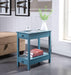 Byzad Teal Side Table (USB Charging Dock) - Premium Side Table from ACME East - Just $173.55! Shop now at Furniture Wholesale Plus  We are the best furniture store in Nashville, Hendersonville, Goodlettsville, Madison, Antioch, Mount Juliet, Lebanon, Gallatin, Springfield, Murfreesboro, Franklin, Brentwood