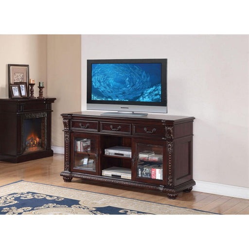 Acme Anondale TV Stand in Cherry 10321 - Premium TV Stand from ACME East - Just $1513.20! Shop now at Furniture Wholesale Plus  We are the best furniture store in Nashville, Hendersonville, Goodlettsville, Madison, Antioch, Mount Juliet, Lebanon, Gallatin, Springfield, Murfreesboro, Franklin, Brentwood
