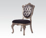 Acme Chantelle Button Tufted Back Seat Dining Side Chair (Set of 2) in Antique Platinum 60542 - Premium Dining Chair from ACME East - Just $1015.95! Shop now at Furniture Wholesale Plus  We are the best furniture store in Nashville, Hendersonville, Goodlettsville, Madison, Antioch, Mount Juliet, Lebanon, Gallatin, Springfield, Murfreesboro, Franklin, Brentwood