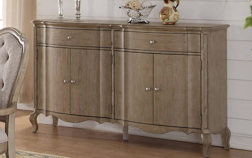 Acme Chelmsford Server in Antique Taupe 66056 - Premium Server from ACME East - Just $1616.55! Shop now at Furniture Wholesale Plus  We are the best furniture store in Nashville, Hendersonville, Goodlettsville, Madison, Antioch, Mount Juliet, Lebanon, Gallatin, Springfield, Murfreesboro, Franklin, Brentwood