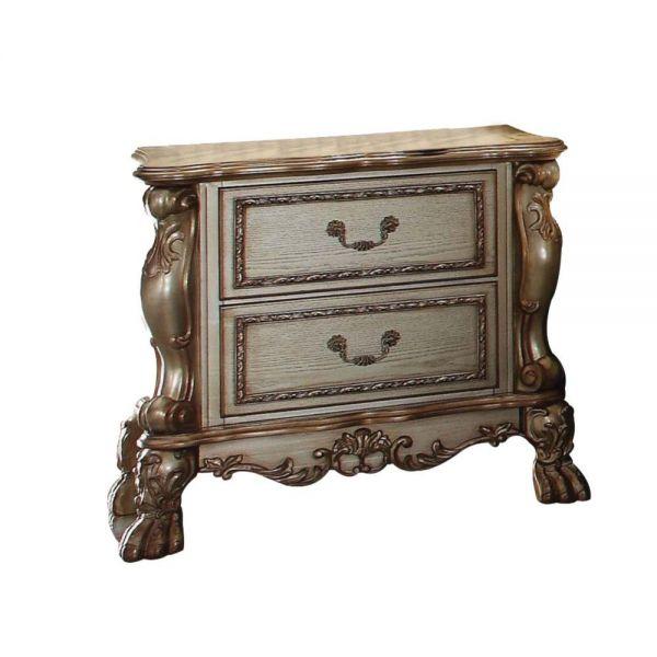 Acme Dresden 2-Drawer Nightstand 23163 - Premium Nightstand from ACME East - Just $725.40! Shop now at Furniture Wholesale Plus  We are the best furniture store in Nashville, Hendersonville, Goodlettsville, Madison, Antioch, Mount Juliet, Lebanon, Gallatin, Springfield, Murfreesboro, Franklin, Brentwood
