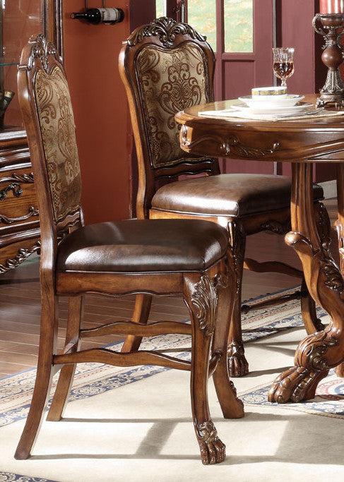 Acme Dresden Counter Height Dining Chairs in Brown Cherry Oak 12162 (Set of 2) - Premium Dining Chair from ACME East - Just $902.85! Shop now at Furniture Wholesale Plus  We are the best furniture store in Nashville, Hendersonville, Goodlettsville, Madison, Antioch, Mount Juliet, Lebanon, Gallatin, Springfield, Murfreesboro, Franklin, Brentwood