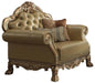 Acme Dresden Chair w/ 2 Pillows in Gold Patina 53162 - Premium Chair from ACME East - Just $1766.70! Shop now at Furniture Wholesale Plus  We are the best furniture store in Nashville, Hendersonville, Goodlettsville, Madison, Antioch, Mount Juliet, Lebanon, Gallatin, Springfield, Murfreesboro, Franklin, Brentwood