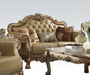 Acme Dresden Loveseat w/ 3 Pillows in Gold Patina 53161 - Premium Loveseat from ACME East - Just $2421.90! Shop now at Furniture Wholesale Plus  We are the best furniture store in Nashville, Hendersonville, Goodlettsville, Madison, Antioch, Mount Juliet, Lebanon, Gallatin, Springfield, Murfreesboro, Franklin, Brentwood