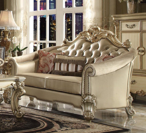 Acme Dresden Loveseat in Gold Patina 53121 - Premium Loveseat from ACME East - Just $3408.60! Shop now at Furniture Wholesale Plus  We are the best furniture store in Nashville, Hendersonville, Goodlettsville, Madison, Antioch, Mount Juliet, Lebanon, Gallatin, Springfield, Murfreesboro, Franklin, Brentwood
