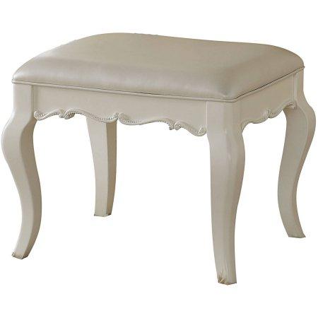 Acme Edalene Vanity Bench in Pearl White 30519 - Premium Bench from ACME East - Just $134.55! Shop now at Furniture Wholesale Plus  We are the best furniture store in Nashville, Hendersonville, Goodlettsville, Madison, Antioch, Mount Juliet, Lebanon, Gallatin, Springfield, Murfreesboro, Franklin, Brentwood