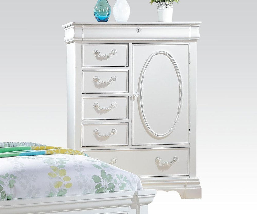 ACME Estrella Youth Chest in White 30246 - Premium Chest from ACME East - Just $953.55! Shop now at Furniture Wholesale Plus  We are the best furniture store in Nashville, Hendersonville, Goodlettsville, Madison, Antioch, Mount Juliet, Lebanon, Gallatin, Springfield, Murfreesboro, Franklin, Brentwood