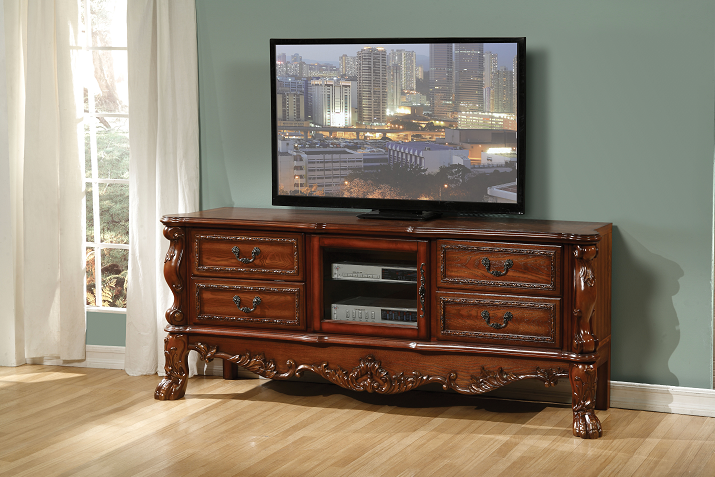 Acme Dresden TV Console in Cherry 91338 - Premium TV Console from ACME East - Just $1885.65! Shop now at Furniture Wholesale Plus  We are the best furniture store in Nashville, Hendersonville, Goodlettsville, Madison, Antioch, Mount Juliet, Lebanon, Gallatin, Springfield, Murfreesboro, Franklin, Brentwood