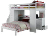 Acme Freya Loft Bed Set with Twin Bed in White 37145/37152 - Premium Bed from ACME East - Just $1530.75! Shop now at Furniture Wholesale Plus  We are the best furniture store in Nashville, Hendersonville, Goodlettsville, Madison, Antioch, Mount Juliet, Lebanon, Gallatin, Springfield, Murfreesboro, Franklin, Brentwood