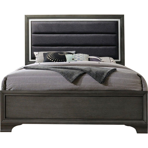 Acme Furniture Carine II Queen Panel Bed in Gray 26260Q - Premium Bed from ACME East - Just $493.35! Shop now at Furniture Wholesale Plus  We are the best furniture store in Nashville, Hendersonville, Goodlettsville, Madison, Antioch, Mount Juliet, Lebanon, Gallatin, Springfield, Murfreesboro, Franklin, Brentwood