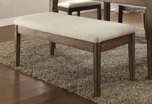 Acme Furniture Claudia Upholstered Bench in Beige and Brown 71718 - Premium Bench from ACME East - Just $212.55! Shop now at Furniture Wholesale Plus  We are the best furniture store in Nashville, Hendersonville, Goodlettsville, Madison, Antioch, Mount Juliet, Lebanon, Gallatin, Springfield, Murfreesboro, Franklin, Brentwood