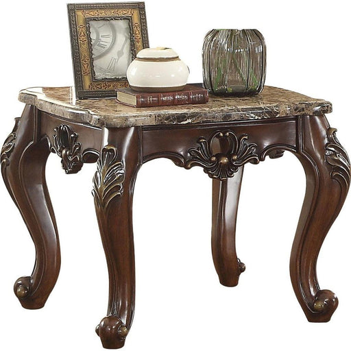 Acme Furniture Devayne End Table in Marble/Dark Walnut 81687 - Premium End Table from ACME East - Just $717.60! Shop now at Furniture Wholesale Plus  We are the best furniture store in Nashville, Hendersonville, Goodlettsville, Madison, Antioch, Mount Juliet, Lebanon, Gallatin, Springfield, Murfreesboro, Franklin, Brentwood