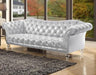 Acme Furniture Dixie Sofa in Metallic Silver 52780 - Premium Sofa from ACME East - Just $1850.55! Shop now at Furniture Wholesale Plus  We are the best furniture store in Nashville, Hendersonville, Goodlettsville, Madison, Antioch, Mount Juliet, Lebanon, Gallatin, Springfield, Murfreesboro, Franklin, Brentwood