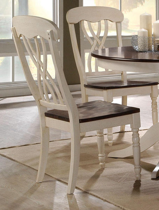 Acme Furniture Dylan Side Chair in Buttermilk and Oak (Set of 2) 70333 - Premium Side Chair from ACME East - Just $325.65! Shop now at Furniture Wholesale Plus  We are the best furniture store in Nashville, Hendersonville, Goodlettsville, Madison, Antioch, Mount Juliet, Lebanon, Gallatin, Springfield, Murfreesboro, Franklin, Brentwood