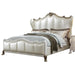 Acme Furniture Dresden II King Bed in Pearl White PU & Gold Patina 27817EK - Premium Bed from ACME East - Just $3428.10! Shop now at Furniture Wholesale Plus  We are the best furniture store in Nashville, Hendersonville, Goodlettsville, Madison, Antioch, Mount Juliet, Lebanon, Gallatin, Springfield, Murfreesboro, Franklin, Brentwood
