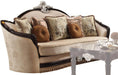 Acme Furniture Ernestine Loveseat with 6 Pillows in Tan and Black 52111 - Premium Loveseat from ACME East - Just $2753.40! Shop now at Furniture Wholesale Plus  We are the best furniture store in Nashville, Hendersonville, Goodlettsville, Madison, Antioch, Mount Juliet, Lebanon, Gallatin, Springfield, Murfreesboro, Franklin, Brentwood