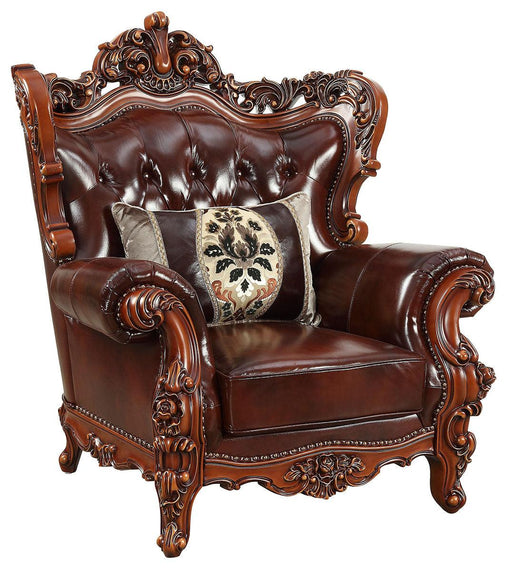 Acme Furniture Eustoma Chair in Cherry and Walnut 53067 - Premium Chair from ACME East - Just $3149.25! Shop now at Furniture Wholesale Plus  We are the best furniture store in Nashville, Hendersonville, Goodlettsville, Madison, Antioch, Mount Juliet, Lebanon, Gallatin, Springfield, Murfreesboro, Franklin, Brentwood