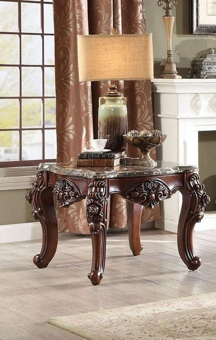 Acme Furniture Forsythia End Table in Marble/Walnut 83072 - Premium End Table from ACME East - Just $746.85! Shop now at Furniture Wholesale Plus  We are the best furniture store in Nashville, Hendersonville, Goodlettsville, Madison, Antioch, Mount Juliet, Lebanon, Gallatin, Springfield, Murfreesboro, Franklin, Brentwood