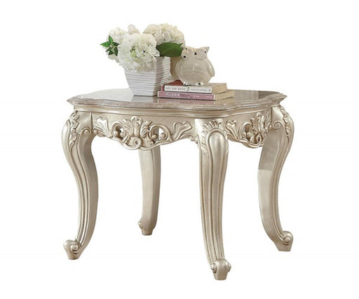 Acme Furniture Gorsedd End Table in Antique White 82442 - Premium End Table from ACME East - Just $546! Shop now at Furniture Wholesale Plus  We are the best furniture store in Nashville, Hendersonville, Goodlettsville, Madison, Antioch, Mount Juliet, Lebanon, Gallatin, Springfield, Murfreesboro, Franklin, Brentwood