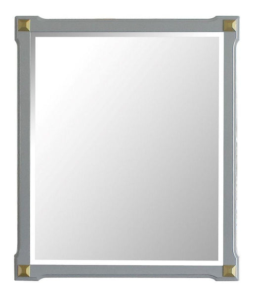 Acme Furniture House Marchese Mirror in Pearl Gray 28864 - Premium Mirror from ACME East - Just $181.35! Shop now at Furniture Wholesale Plus  We are the best furniture store in Nashville, Hendersonville, Goodlettsville, Madison, Antioch, Mount Juliet, Lebanon, Gallatin, Springfield, Murfreesboro, Franklin, Brentwood
