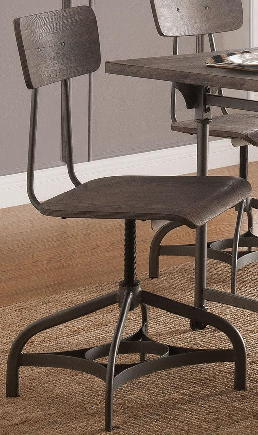 Acme Furniture Jonquil Swivel Side Chair  in Gray Oak and Sandy Gray (Set of 2) 70277 - Premium Side Chair from ACME East - Just $296.40! Shop now at Furniture Wholesale Plus  We are the best furniture store in Nashville, Hendersonville, Goodlettsville, Madison, Antioch, Mount Juliet, Lebanon, Gallatin, Springfield, Murfreesboro, Franklin, Brentwood