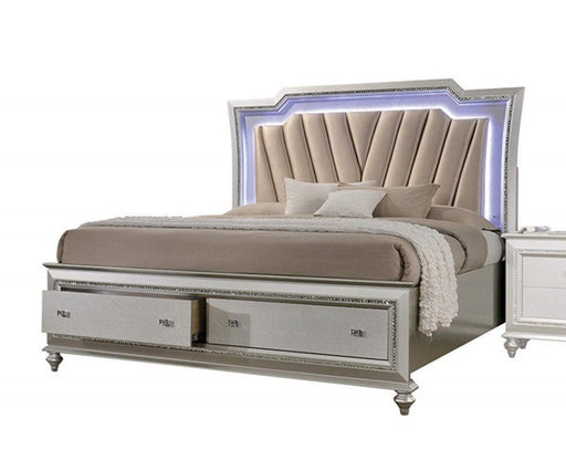 Acme Furniture Kaitlyn King Storage Bed in Champagne - Premium Bed from ACME East - Just $1677! Shop now at Furniture Wholesale Plus  We are the best furniture store in Nashville, Hendersonville, Goodlettsville, Madison, Antioch, Mount Juliet, Lebanon, Gallatin, Springfield, Murfreesboro, Franklin, Brentwood