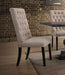 Acme Furniture Morland Upholstered Side Chair in Vintage Black/ Tan (Set of 2) 74647 - Premium Side Chair from ACME East - Just $393.90! Shop now at Furniture Wholesale Plus  We are the best furniture store in Nashville, Hendersonville, Goodlettsville, Madison, Antioch, Mount Juliet, Lebanon, Gallatin, Springfield, Murfreesboro, Franklin, Brentwood