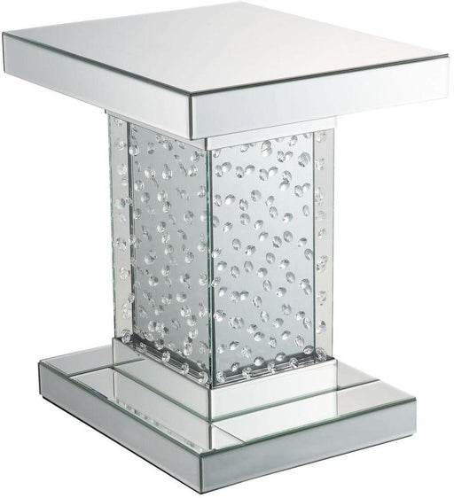 Acme Furniture Nysa End Table in Mirrored & Faux Crystals 80284 - Premium End Table from ACME East - Just $329.55! Shop now at Furniture Wholesale Plus  We are the best furniture store in Nashville, Hendersonville, Goodlettsville, Madison, Antioch, Mount Juliet, Lebanon, Gallatin, Springfield, Murfreesboro, Franklin, Brentwood