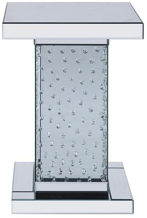 Acme Furniture Nysa End Table in Mirrored & Faux Crystals 81412 - Premium End Table from ACME East - Just $458.25! Shop now at Furniture Wholesale Plus  We are the best furniture store in Nashville, Hendersonville, Goodlettsville, Madison, Antioch, Mount Juliet, Lebanon, Gallatin, Springfield, Murfreesboro, Franklin, Brentwood