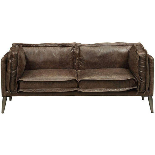 Acme Furniture Porchester Loveseat in Distress Chocolate 52481 - Premium Loveseat from ACME East - Just $3888.30! Shop now at Furniture Wholesale Plus  We are the best furniture store in Nashville, Hendersonville, Goodlettsville, Madison, Antioch, Mount Juliet, Lebanon, Gallatin, Springfield, Murfreesboro, Franklin, Brentwood