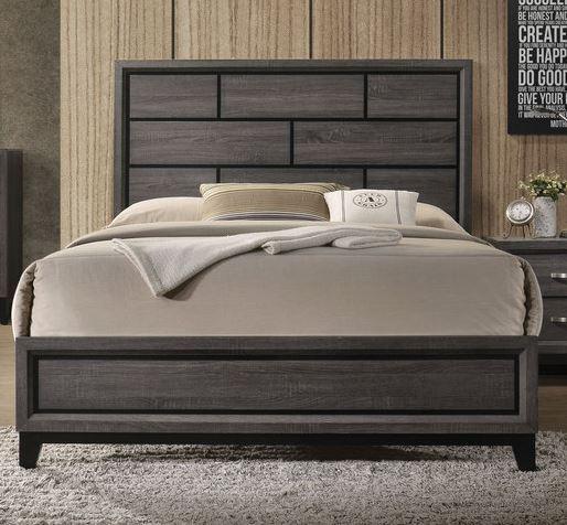 Acme Furniture Valdemar Queen Panel Bed in Weathered Gray 27050Q - Premium Bed from ACME East - Just $302.25! Shop now at Furniture Wholesale Plus  We are the best furniture store in Nashville, Hendersonville, Goodlettsville, Madison, Antioch, Mount Juliet, Lebanon, Gallatin, Springfield, Murfreesboro, Franklin, Brentwood