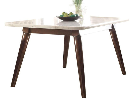 Acme Gasha Dining Table in White/Walnut 72820 - Premium Dining Table from ACME East - Just $725.40! Shop now at Furniture Wholesale Plus  We are the best furniture store in Nashville, Hendersonville, Goodlettsville, Madison, Antioch, Mount Juliet, Lebanon, Gallatin, Springfield, Murfreesboro, Franklin, Brentwood