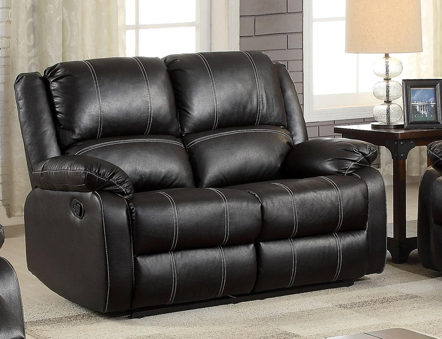 Acme Furniture Zuriel Motion Loveseat in Black 52286 - Premium Loveseat from ACME East - Just $811.20! Shop now at Furniture Wholesale Plus  We are the best furniture store in Nashville, Hendersonville, Goodlettsville, Madison, Antioch, Mount Juliet, Lebanon, Gallatin, Springfield, Murfreesboro, Franklin, Brentwood