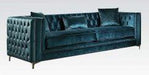 Acme Gillian Sofa in Dark Teal Velvet 52790 - Premium Sofa from ACME East - Just $1928.55! Shop now at Furniture Wholesale Plus  We are the best furniture store in Nashville, Hendersonville, Goodlettsville, Madison, Antioch, Mount Juliet, Lebanon, Gallatin, Springfield, Murfreesboro, Franklin, Brentwood