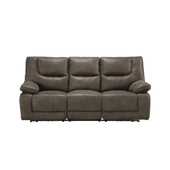 Acme Harumi Power Motion Sofa in Gray Leather-Aire 54895 - Premium Sofa from ACME East - Just $1626.30! Shop now at Furniture Wholesale Plus  We are the best furniture store in Nashville, Hendersonville, Goodlettsville, Madison, Antioch, Mount Juliet, Lebanon, Gallatin, Springfield, Murfreesboro, Franklin, Brentwood