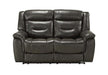 Acme Imogen Power Motion Loveseat in Gray Leather-Aire 54806 - Premium Loveseat from ACME East - Just $1240.20! Shop now at Furniture Wholesale Plus  We are the best furniture store in Nashville, Hendersonville, Goodlettsville, Madison, Antioch, Mount Juliet, Lebanon, Gallatin, Springfield, Murfreesboro, Franklin, Brentwood