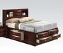 Acme Ireland Queen Storage Bed in Brown 21600Q - Premium Bed from ACME East - Just $1310.40! Shop now at Furniture Wholesale Plus  We are the best furniture store in Nashville, Hendersonville, Goodlettsville, Madison, Antioch, Mount Juliet, Lebanon, Gallatin, Springfield, Murfreesboro, Franklin, Brentwood