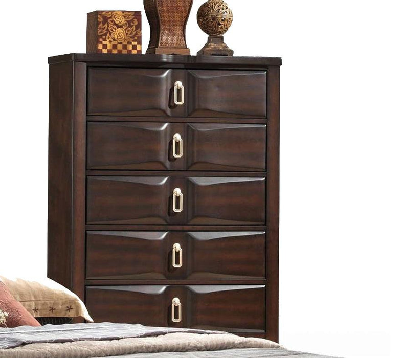 Acme Lancaster 5-Drawer Chest in Espresso 24576 - Premium Chest from ACME East - Just $723.45! Shop now at Furniture Wholesale Plus  We are the best furniture store in Nashville, Hendersonville, Goodlettsville, Madison, Antioch, Mount Juliet, Lebanon, Gallatin, Springfield, Murfreesboro, Franklin, Brentwood