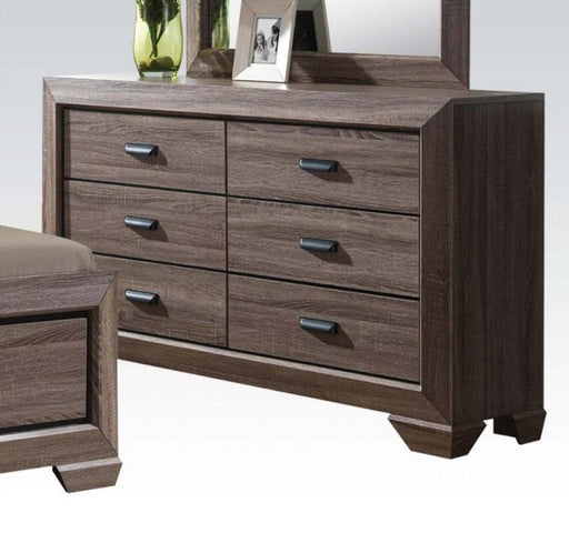 Acme Lyndon Drawer Dresser in Weathered Gray Grain 26025 - Premium Dresser from ACME East - Just $491.40! Shop now at Furniture Wholesale Plus  We are the best furniture store in Nashville, Hendersonville, Goodlettsville, Madison, Antioch, Mount Juliet, Lebanon, Gallatin, Springfield, Murfreesboro, Franklin, Brentwood