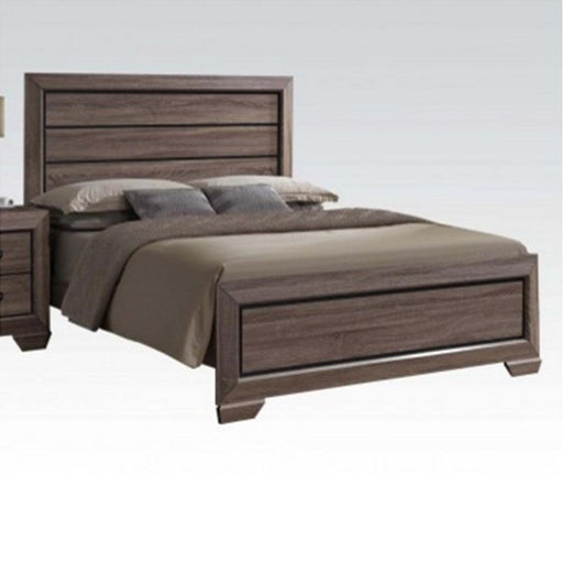 Acme Lyndon Queen Panel Bed in Weathered Gray Grain 26020Q - Premium Bed from ACME East - Just $325.65! Shop now at Furniture Wholesale Plus  We are the best furniture store in Nashville, Hendersonville, Goodlettsville, Madison, Antioch, Mount Juliet, Lebanon, Gallatin, Springfield, Murfreesboro, Franklin, Brentwood